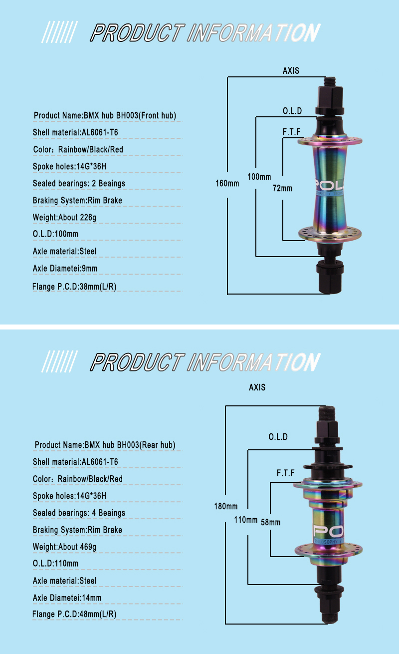 BMX HUB 9T