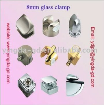 Zinc alloy shower door glass clips