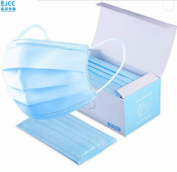 Earloop Disposable Dustproof Non Woven 3ply Face Mask