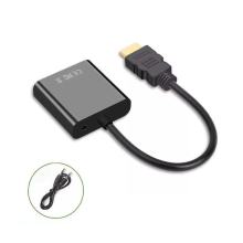 HDMI to VGA Converter with Audio Support for Smooth Display Transfer