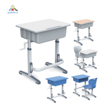 Hot Sale: Adjustable Student Desk and Chair Set for School