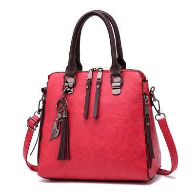 2021 New Fashion Simple Ladies Leather Handbag