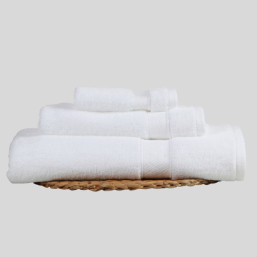 Star Hotel Cotton Towel Set with Dobby Border