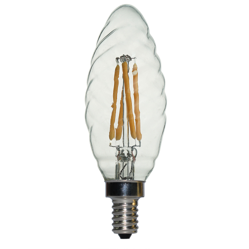 Soft white led filament bulb ULapproved