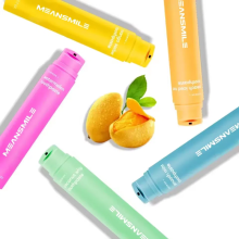 Mango flavored watermelon flavored fluoride toothpaste