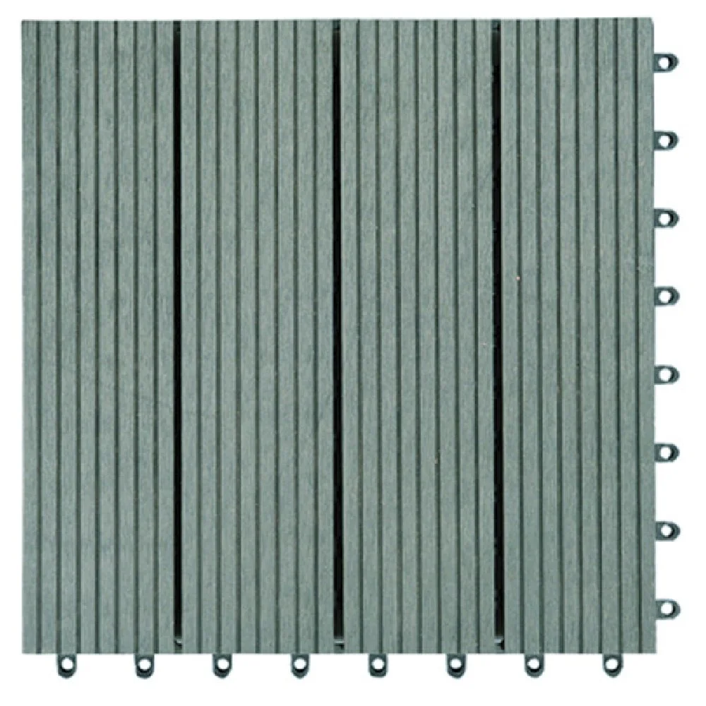 DIY Wholesale Outdoor Indoor Flooring Tiles WPC Composite Deck Tiles