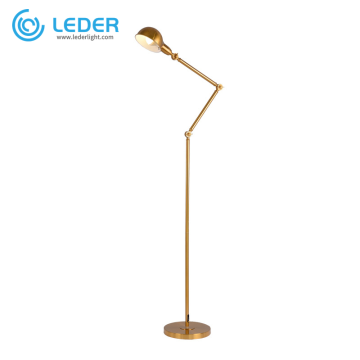 LEDER Vloerstaande Leeslamp