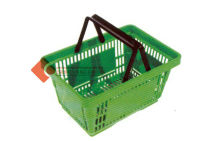 Large Retail Reusable Plastic Shopping Baskets For Convenience Stores