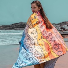 microfiber quick dry print beach towel