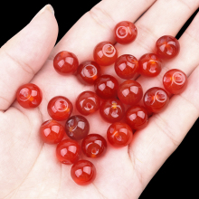 Carnelian 10MM Button Round Beads Drilled 2.0mm Edge-hole 10PCS/LOT