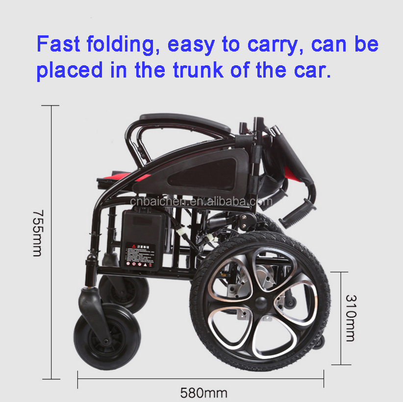 Zatwierdzenie CE ISO przenośny napęd elektryczny na wózkach inwalidzkich Rampa wózka inwalidzka