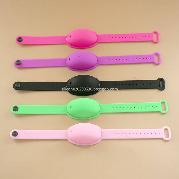 Silicone disinfectant bracelet