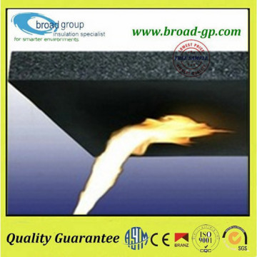 Rubber fire resistant mat for building thermal insulation