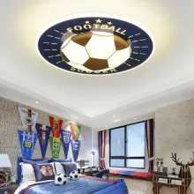 Remote-Controlled Cartoon Football LED Ceiling Lamp