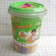 brick  toy  with clock