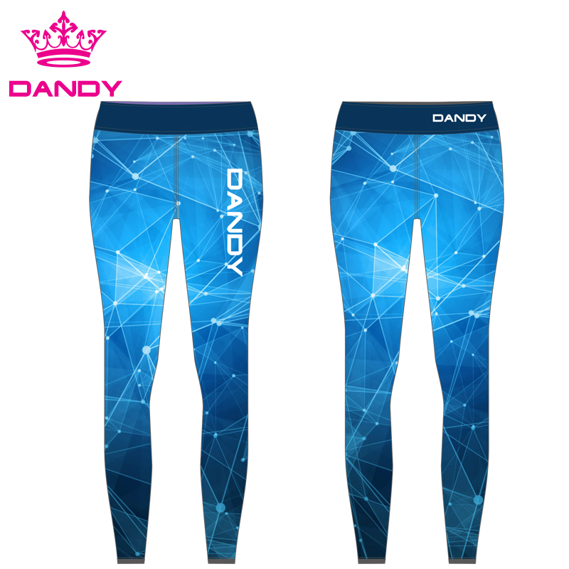 Sublimierte Spandex-Trainingsgamaschen