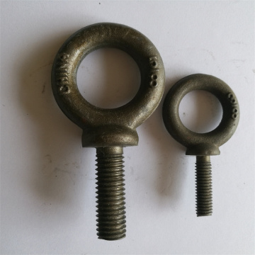 Black Drop Forged Shoulder Type Machinery Eye Bolts - Lifting Bolts