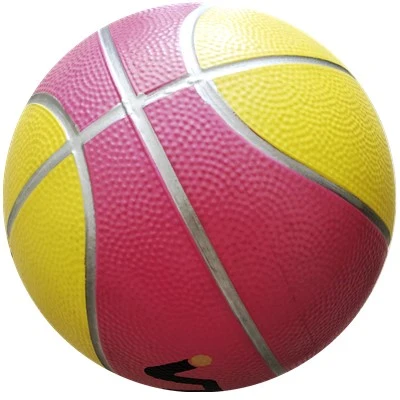 Size 7 Colorful High Quality Rubber Basketball