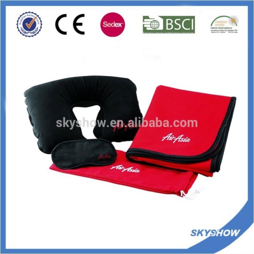 AirAsia Airline Travel Kit Blanket Pillow/ Travel Pillow Blanket