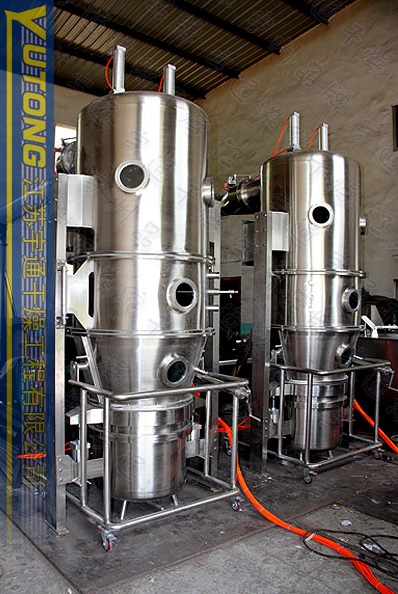 Fluidized Drying Granulator لالنقرس نشارة الخشب