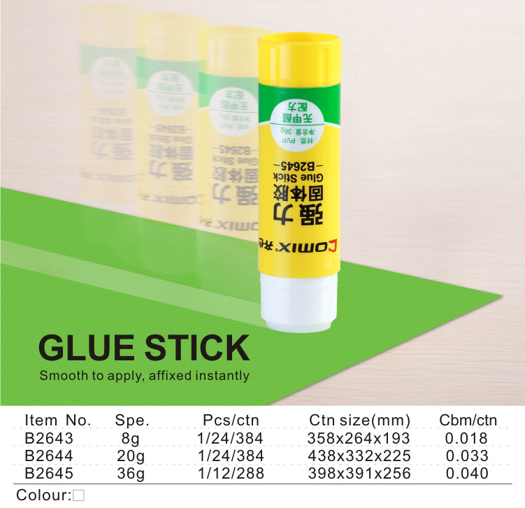 Comix, Safe PVP, Strong Adhesive, 30mm diameter glue stick