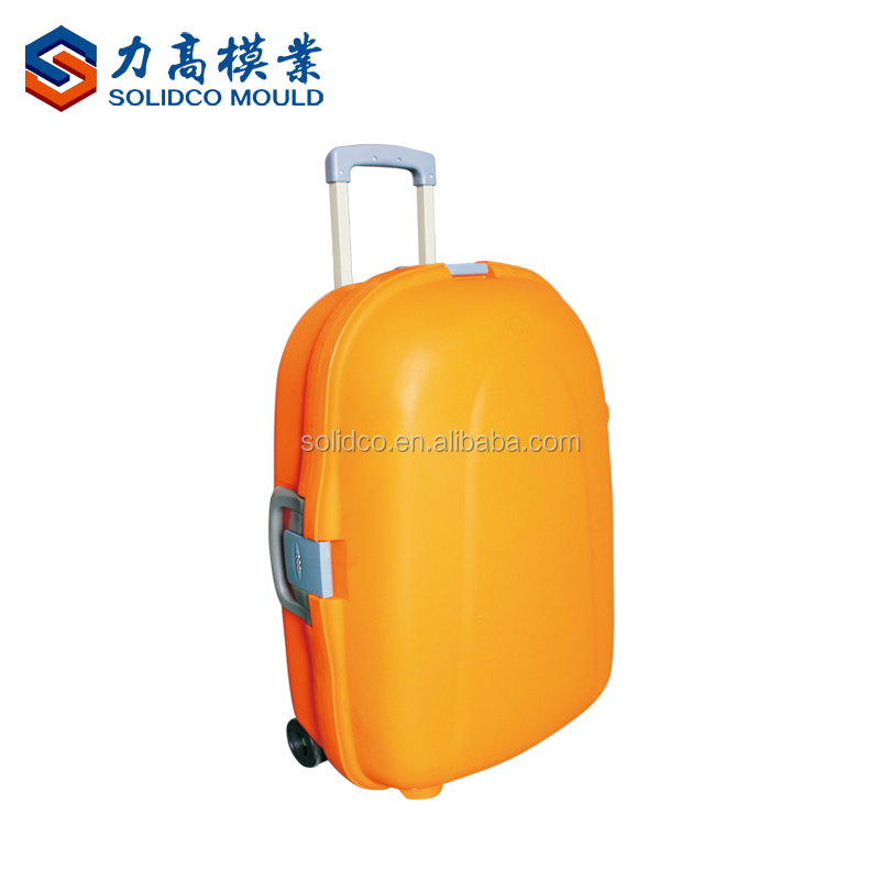travel plastic luggage suitcase/plastic luggage box suitcase mould