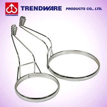 Chrome Plated Grill Grate Metal Egg Frying Ring