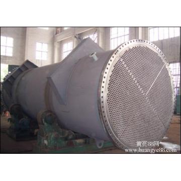 Double tube plate heat exchanger