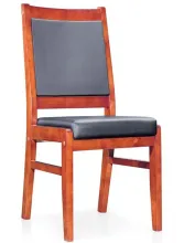 Leather Chair Wooden Frame Office Chair Home Kitchen Chair Executive Chair