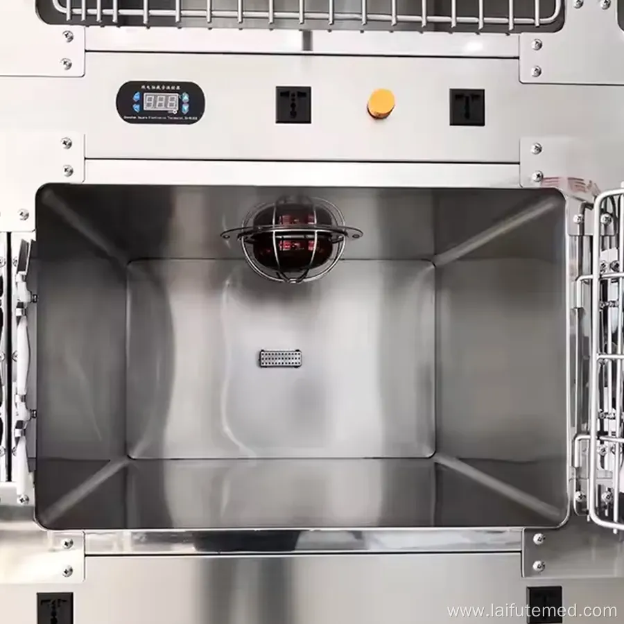 Pet ICU Cage with Puppy Incubator for Veterinary Clinics