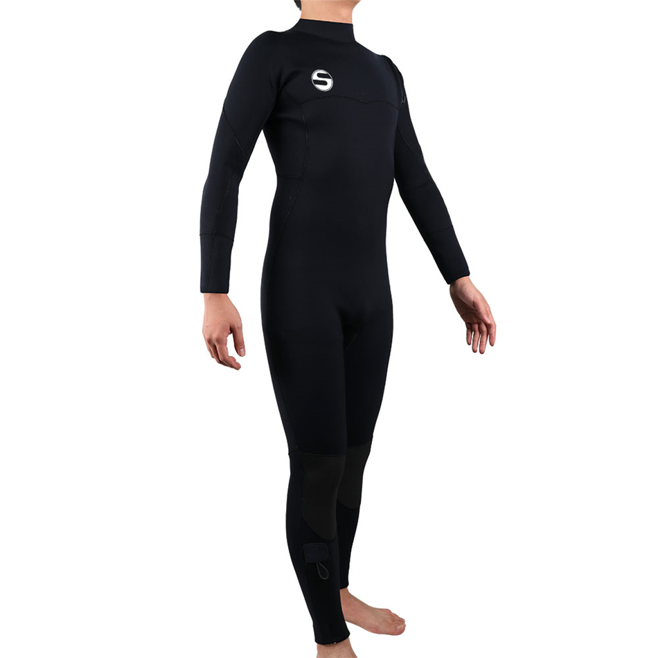 Seaskin melayari Wetsuits 3/2mm 4/3mm Wetsuit untuk Lelaki