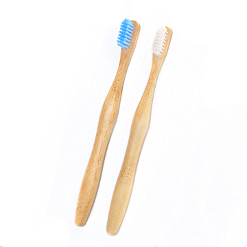 This is a comfortable bamboo toothbrush