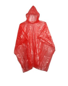 Disposable emergency Rain Ponchos free size