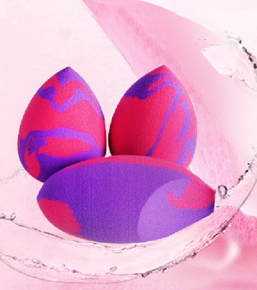 Colorful non-latex sponge blender puff