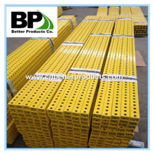 traffic sign posts decorative perforated steel posts