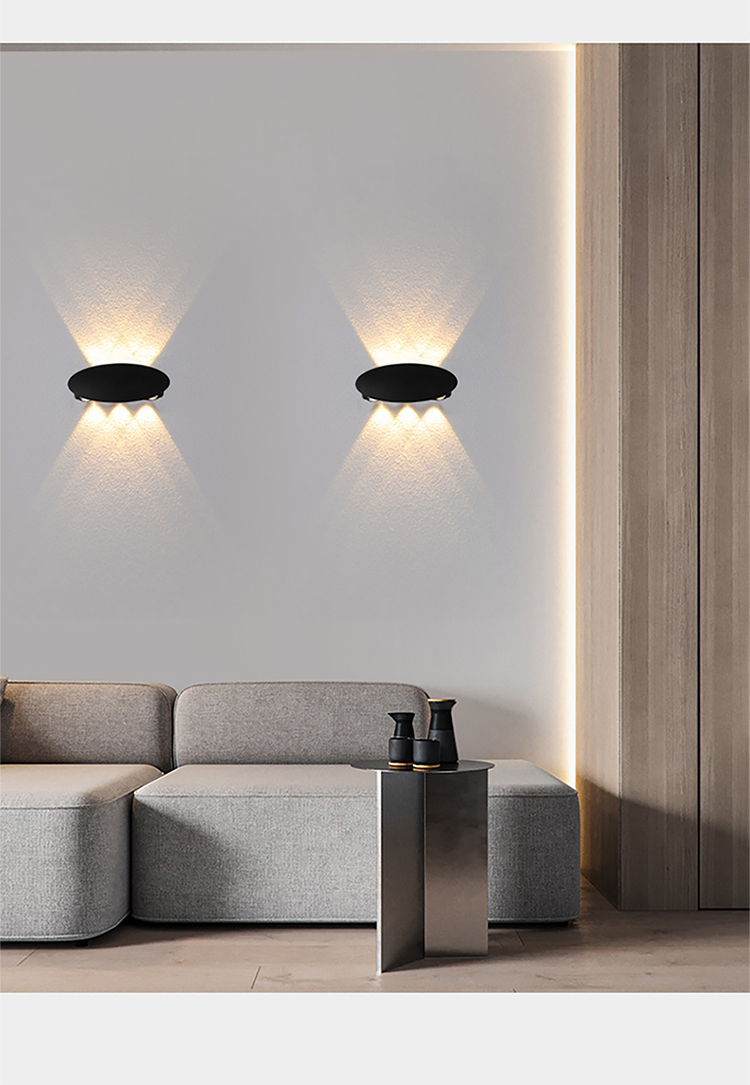 Aluminum Waterproof IP65 Wall Light LED Outdoor Wall Lamps Bedside Decoration Lighting Wall Lamp