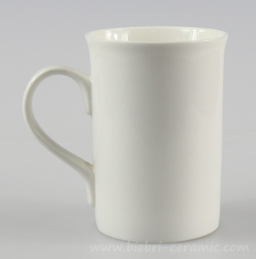 Customized Design Popular Standard Common Style Milky White Ceramic Mug