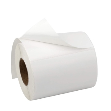 Waterproof Transparent PET Jumbo Roll Adhesive Labels for Daily Goods Packaging
