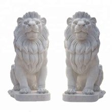 2019 hot sale garden decorative life size marble lion statues for sale