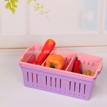 fruit/vegetable plastic basket, plastic dropping water basket,fruit and vegetable sieve