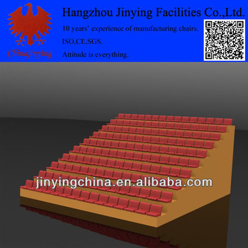 play ground plastic unfolding seat