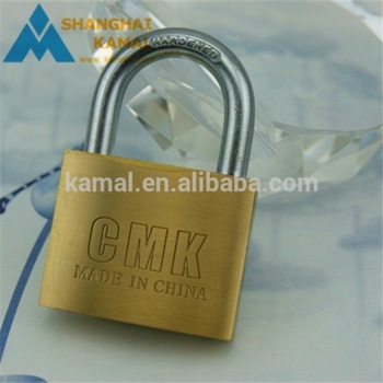 Gold brass padlocks