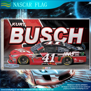 Kurt Busch car Flags house flag scarf pennant Kurt Busch Flags Nascar FlagKurt Busch car window Flags