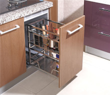 Kitchen Pull-Out Basket Pantry Organizer