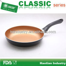 Copper non stick aluminum fry pan