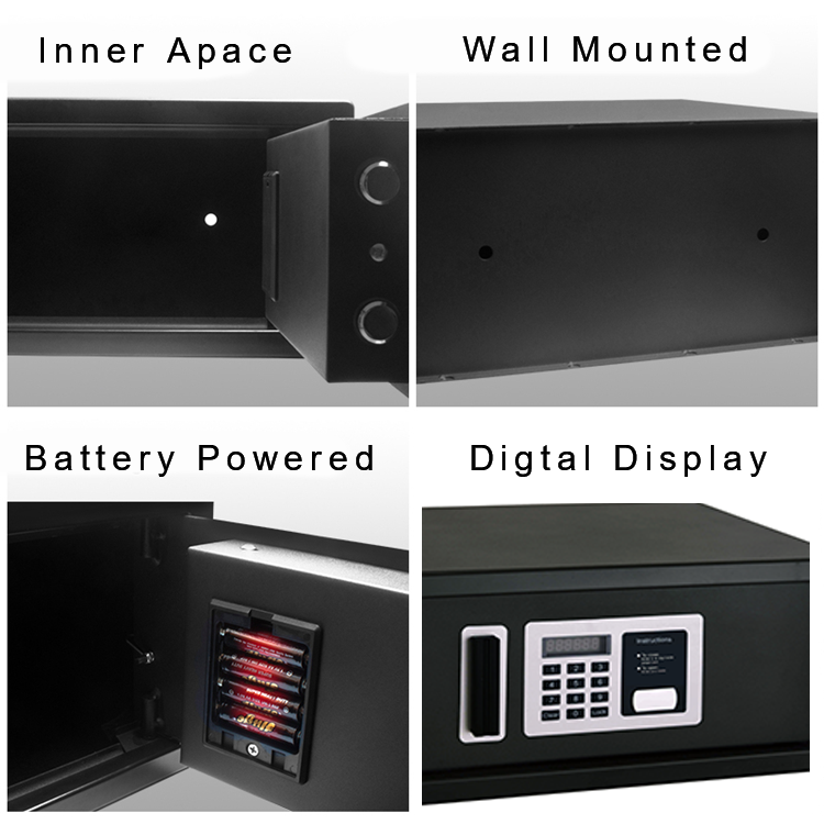 Hot Sale Top Quality Fashion Designs Electronic Security Metal Lock Safe Box