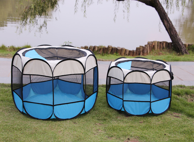 Portable dog cat pet foldable playpen Dog Sleeping Fence Pet Carrier Tent Dog indoor Houses