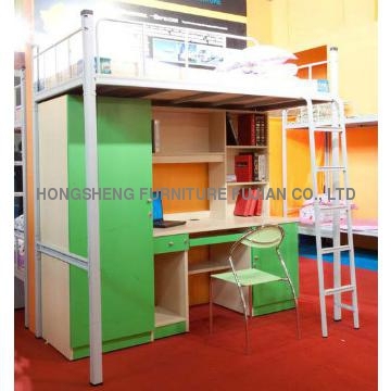 bedroom bed apartment loft bed College loft bed with desk and wardrobe