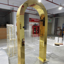 Gold Arch Wedding Decoration Backdrop