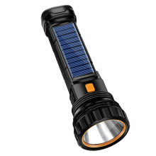 Outdoor Multi-functional Rechargeable Solar-Powered LED Flashlight